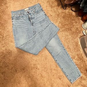 MADEWELL PERFECT VINTAGE TALL 30 BANNER WASH